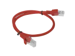 PATCHCORD KAT.6 UTP 0.5M CZERWONY FLUKE PASSED LANBERG