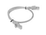 PATCHCORD KAT.6 UTP 0.5M SZARY FLUKE PASSED LANBERG