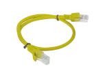 PATCHCORD KAT.6 UTP 0.5M ŻÓŁTY FLUKE PASSED LANBERG