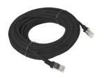 PATCHCORD KAT.6 UTP 10M CZARNY FLUKE PASSED LANBERG