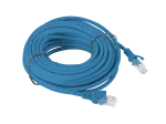 PATCHCORD KAT.6 UTP 10M NIEBIESKI FLUKE PASSED LANBERG
