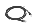 PATCHCORD KAT.6 UTP 1.5M CZARNY FLUKE PASSED LANBERG