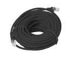 PATCHCORD KAT.6 UTP 15M CZARNY FLUKE PASSED LANBERG