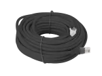 PATCHCORD KAT.6 UTP 20M CZARNY FLUKE PASSED LANBERG