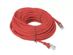 PATCHCORD KAT.6 UTP 20M CZERWONY FLUKE PASSED LANBERG