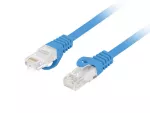 PATCHCORD KAT.6 UTP LSZH CU 0.25M NIEBIESKI FLUKE PASSED LANBERG