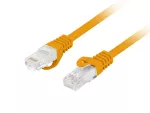 PATCHCORD KAT.6 UTP LSZH CU 0.25M POMARAŃCZOWY FLUKE PASSED LANBERG