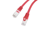 PATCHCORD KAT.6 UTP LSZH CU 3M CZERWONY FLUKE PASSED LANBERG