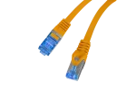 PATCHCORD KAT.6A S/FTP LSZH CCA 0.25M POMARAŃCZOWY FLUKE PASSED LANBERG