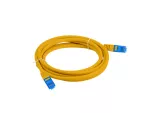 PATCHCORD KAT.6A S/FTP LSZH CCA 0.5M POMARAŃCZOWY FLUKE PASSED LANBERG