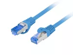 PATCHCORD KAT.6A S/FTP LSZH CCA 1.5M NIEBIESKI FLUKE PASSED LANBERG