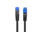 PATCHCORD KAT.6A S/FTP LSZH CCA 2M CZARNY FLUKE PASSED LANBERG