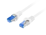 PATCHCORD KAT.6A S/FTP LSZH CCA 3M BIAŁY FLUKE PASSED LANBERG