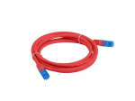 PATCHCORD KAT.6A S/FTP LSZH CCA 3M CZERWONY FLUKE PASSED LANBERG