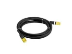 PATCHCORD KAT.6A S/FTP LSZH CU 10M CZARNY FLUKE PASSED LANBERG