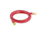PATCHCORD KAT.6A S/FTP LSZH CU 10M CZERWONY FLUKE PASSED LANBERG
