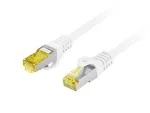 PATCHCORD KAT.6A S/FTP LSZH CU 5M BIAŁY FLUKE PASSED LANBERG