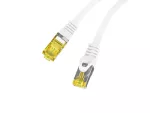 PATCHCORD KAT.6A S/FTP LSZH CU 5M BIAŁY FLUKE PASSED LANBERG