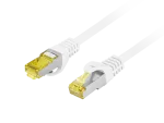 PATCHCORD KAT.6A S/FTP LSZH CU 5M BIAŁY FLUKE PASSED LANBERG