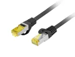 PATCHCORD KAT.6A S/FTP LSZH CU 5M CZARNY FLUKE PASSED LANBERG