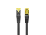 PATCHCORD KAT.6A S/FTP LSZH CU 5M CZARNY FLUKE PASSED LANBERG
