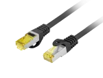 PATCHCORD KAT.6A S/FTP LSZH CU 5M CZARNY FLUKE PASSED LANBERG
