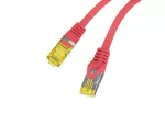 PATCHCORD KAT.6A S/FTP LSZH CU 5M CZERWONY FLUKE PASSED LANBERG