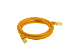 PATCHCORD KAT.6A S/FTP LSZH CU 5M POMARAŃCZOWY FLUKE PASSED LANBERG