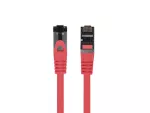 PATCHCORD KAT.8.1 S/FTP LSZH CU 1.5M CZERWONY FLUKE PASSED LANBERG