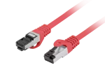 PATCHCORD KAT.8.1 S/FTP LSZH CU 1.5M CZERWONY FLUKE PASSED LANBERG