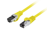 PATCHCORD KAT.8.1 S/FTP LSZH CU 1.5M ŻÓŁTY FLUKE PASSED LANBERG