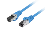 PATCHCORD KAT.8.1 S/FTP LSZH CU 1M NIEBIESKI FLUKE PASSED LANBERG