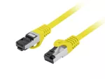 PATCHCORD KAT.8.1 S/FTP LSZH CU 1M ŻÓŁTY FLUKE PASSED LANBERG