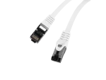 PATCHCORD KAT.8.1 S/FTP LSZH CU 5M BIAŁY FLUKE PASSED LANBERG