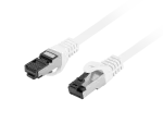 PATCHCORD KAT.8.1 S/FTP LSZH CU 5M BIAŁY FLUKE PASSED LANBERG