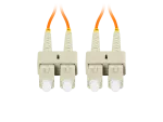 PATCHCORD ŚWIATŁOWODOWY MM SC/UPC-SC/UPC DUPLEX 3.0MM OM2 50/125 LSZH 5M POMARAŃCZOWY LANBERG