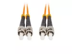 PATCHCORD ŚWIATŁOWODOWY MM ST/UPC-ST/UPC DUPLEX 3.0MM OM2 50/125 LSZH 5M POMARAŃCZOWY LANBERG