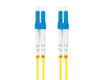 PATCHCORD ŚWIATŁOWODOWY SM LC/UPC-LC/UPC DUPLEX 3.0MM LSZH G657A1 2M ŻÓŁTY LANBERG