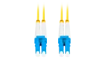 PATCHCORD ŚWIATŁOWODOWY SM LC/UPC-LC/UPC DUPLEX 3.0MM LSZH G657A1 2M ŻÓŁTY LANBERG