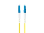 PATCHCORD ŚWIATŁOWODOWY SM LC/UPC-LC/UPC SIMPLEX 3.0MM LSZH G657A1 10M ŻÓŁTY LANBERG