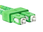 PATCHCORD ŚWIATŁOWODOWY SM LC/UPC-SC/APC DUPLEX 3.0MM LSZH G657A1 0.5M ŻÓŁTY LANBERG