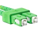 PATCHCORD ŚWIATŁOWODOWY SM LC/UPC-SC/APC DUPLEX 3.0MM LSZH G657A1 2M ŻÓŁTY LANBERG