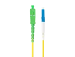 PATCHCORD ŚWIATŁOWODOWY SM LC/UPC-SC/APC SIMPLEX 3.0MM LSZH G657A1 1M ŻÓŁTY LANBERG
