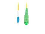 PATCHCORD ŚWIATŁOWODOWY SM LC/UPC-SC/APC SIMPLEX 3.0MM LSZH G657A1 1M ŻÓŁTY LANBERG
