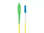 PATCHCORD ŚWIATŁOWODOWY SM LC/UPC-SC/APC SIMPLEX 3.0MM LSZH G657A1 2M ŻÓŁTY LANBERG