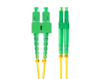 PATCHCORD ŚWIATŁOWODOWY SM SC/APC-LC/APC DUPLEX 3.0MM LSZH G657A1 2M ŻÓŁTY LANBERG