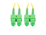 PATCHCORD ŚWIATŁOWODOWY SM SC/APC-SC/APC DUPLEX 3.0MM LSZH G657A1 10M ŻÓŁTY LANBERG