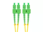 PATCHCORD ŚWIATŁOWODOWY SM SC/APC-SC/APC DUPLEX 3.0MM LSZH G657A1 10M ŻÓŁTY LANBERG