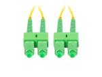 PATCHCORD ŚWIATŁOWODOWY SM SC/APC-SC/APC DUPLEX 3.0MM LSZH G657A1 10M ŻÓŁTY LANBERG