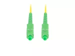 PATCHCORD ŚWIATŁOWODOWY SM SC/APC-SC/APC SIMPLEX 3.0MM LSZH G657A1 1M ŻÓŁTY LANBERG